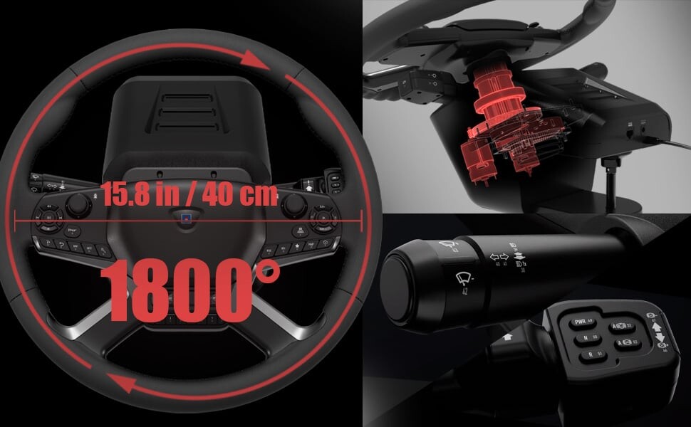 Hori Force Feedback Truck Control System For Pc Windows 1011