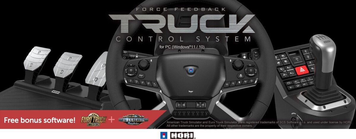 Hori Force Feedback Truck Control System For Pc Windows 1011