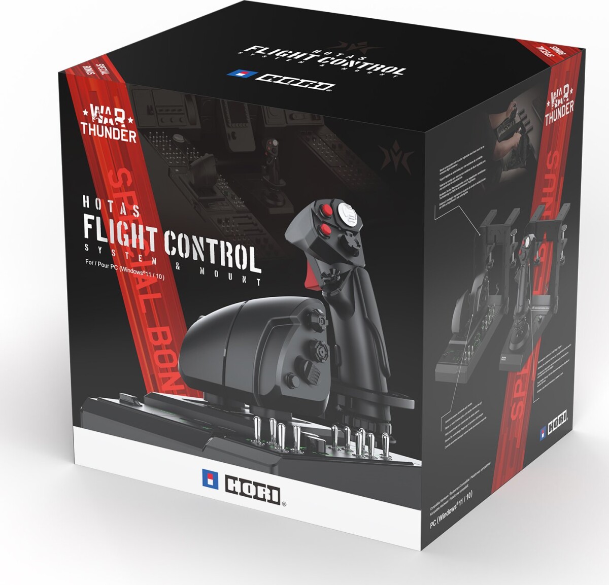 Flight Simulator Cockpit HORI HOTAS Flight Control System & Mount