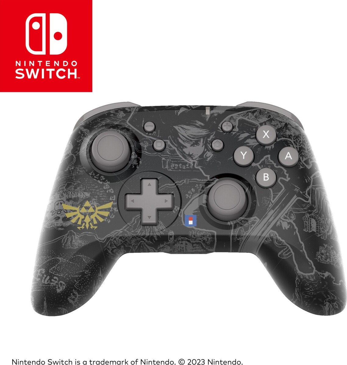 Hori Horipad Wireless Zelda - Black Grey