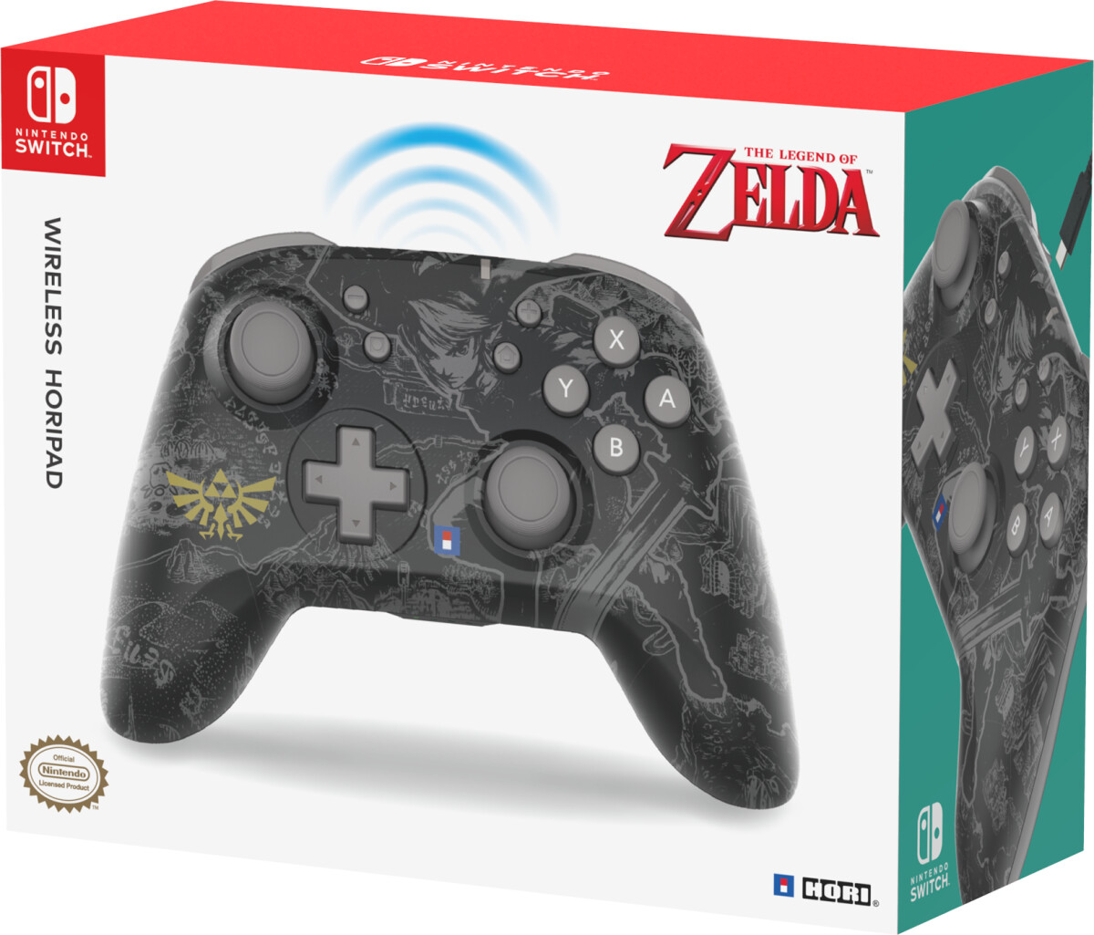 Hori Horipad Wireless Zelda - Black Grey
