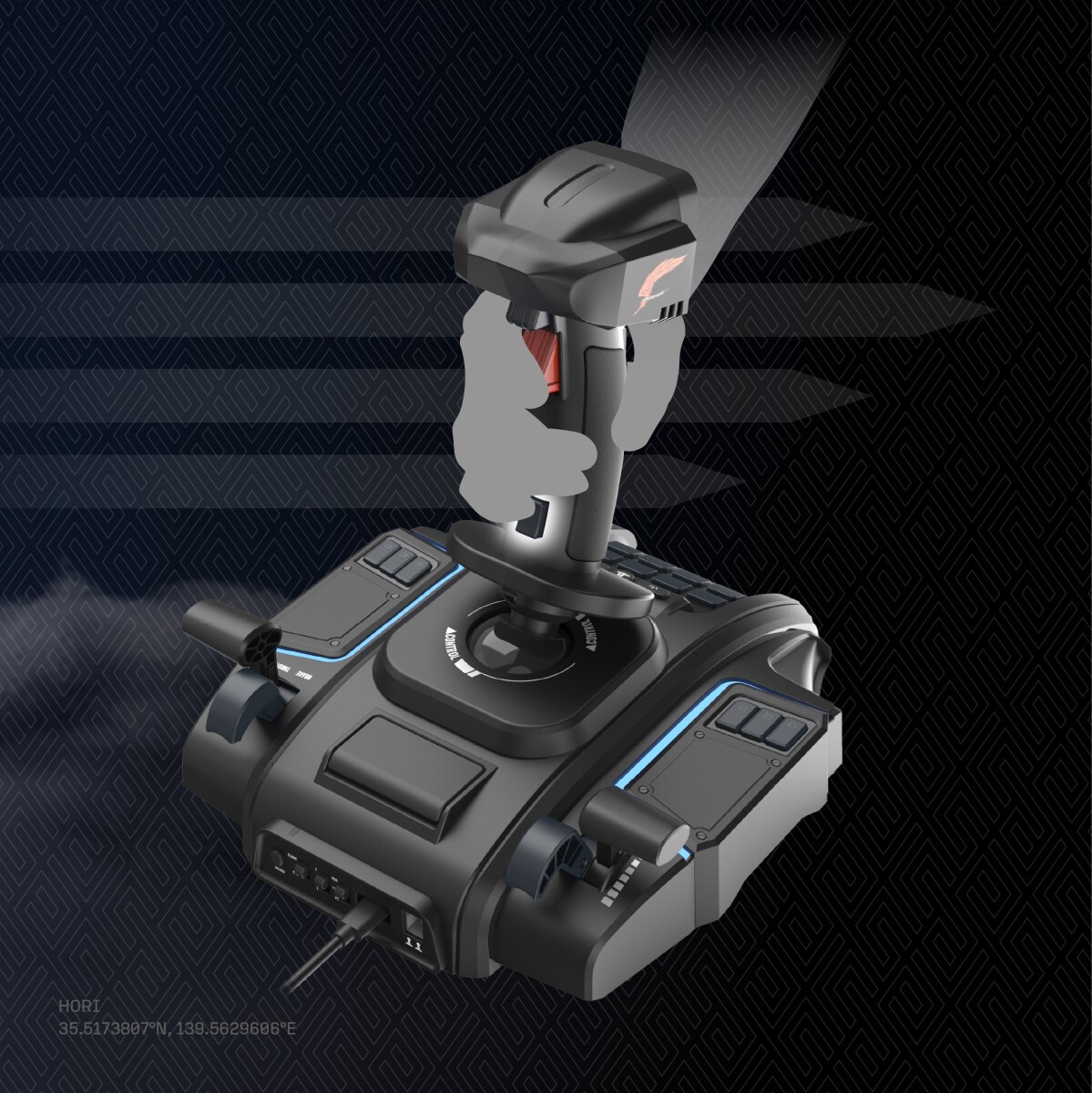Hori - Ps5 Flight Stick - Ace Combat 8 Wings Of Theve - Black