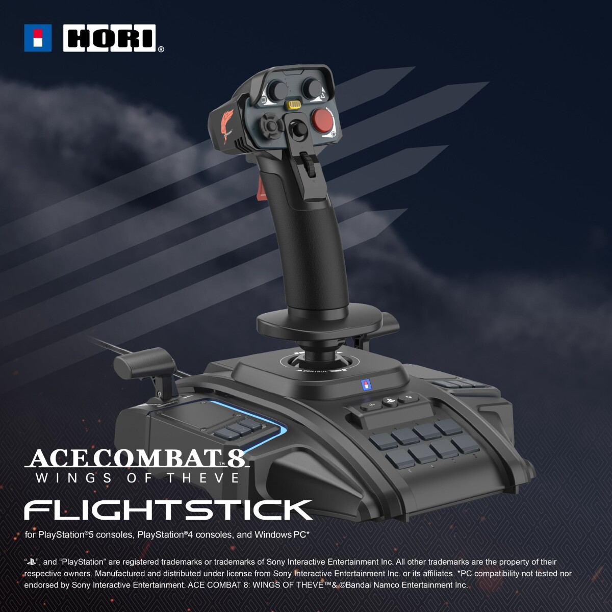 Hori - Ps5 Flight Stick - Ace Combat 8 Wings Of Theve - Black