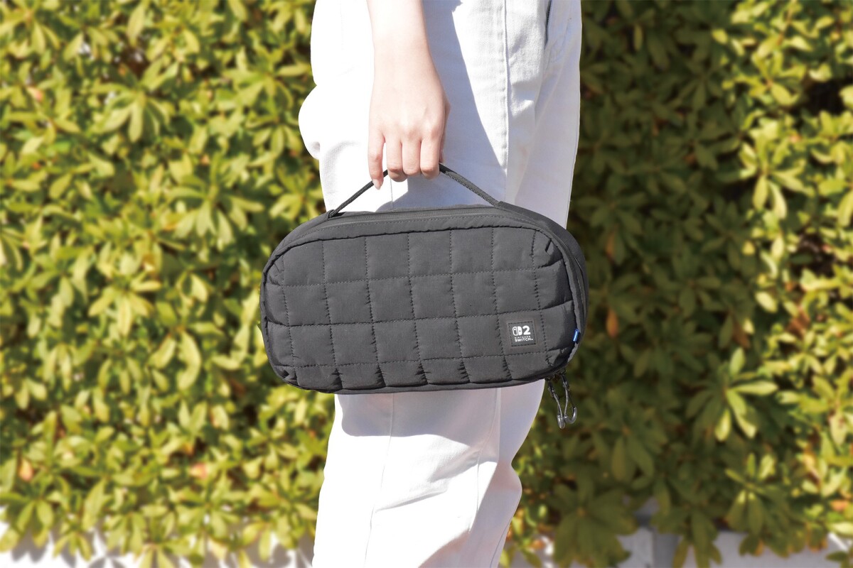 Hori - Puff Pouch - Black - Mid-Size