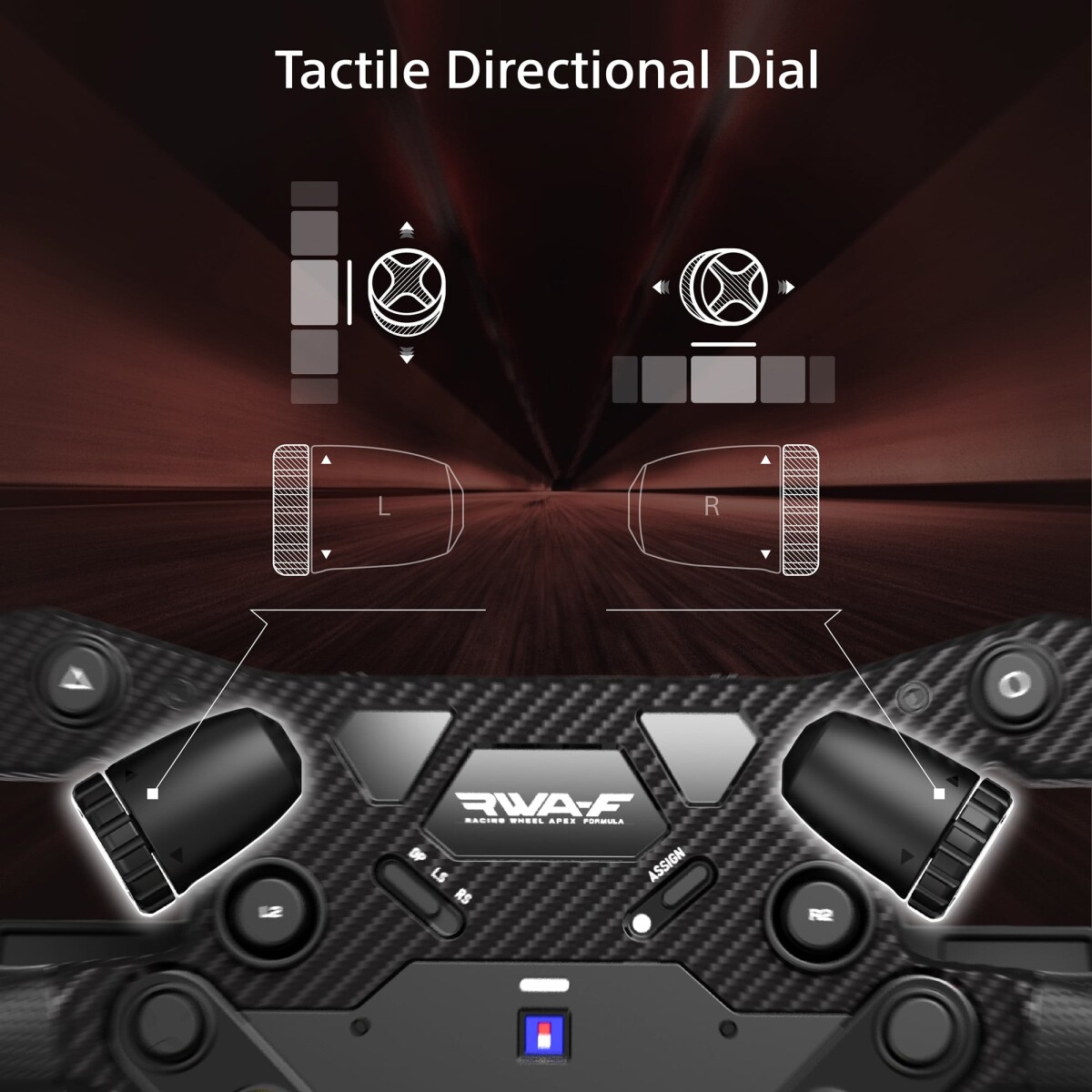 Hori - Racing Wheel Apex Formula For Playstation 5 Playstation 4 Windows Pc