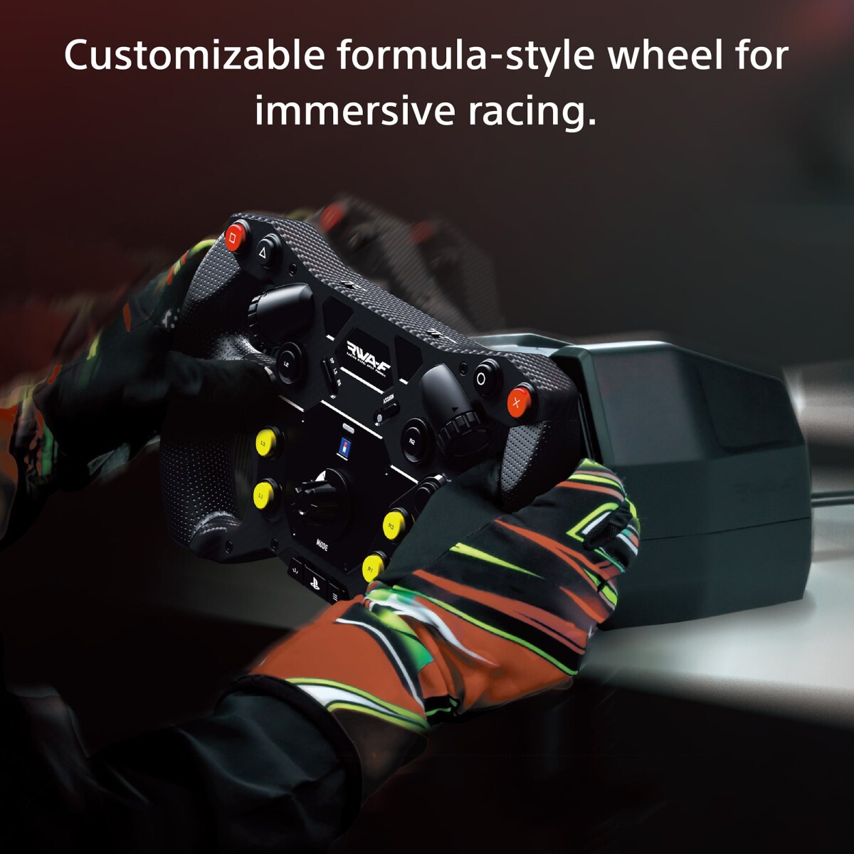 Hori - Racing Wheel Apex Formula For Playstation 5 Playstation 4 Windows Pc