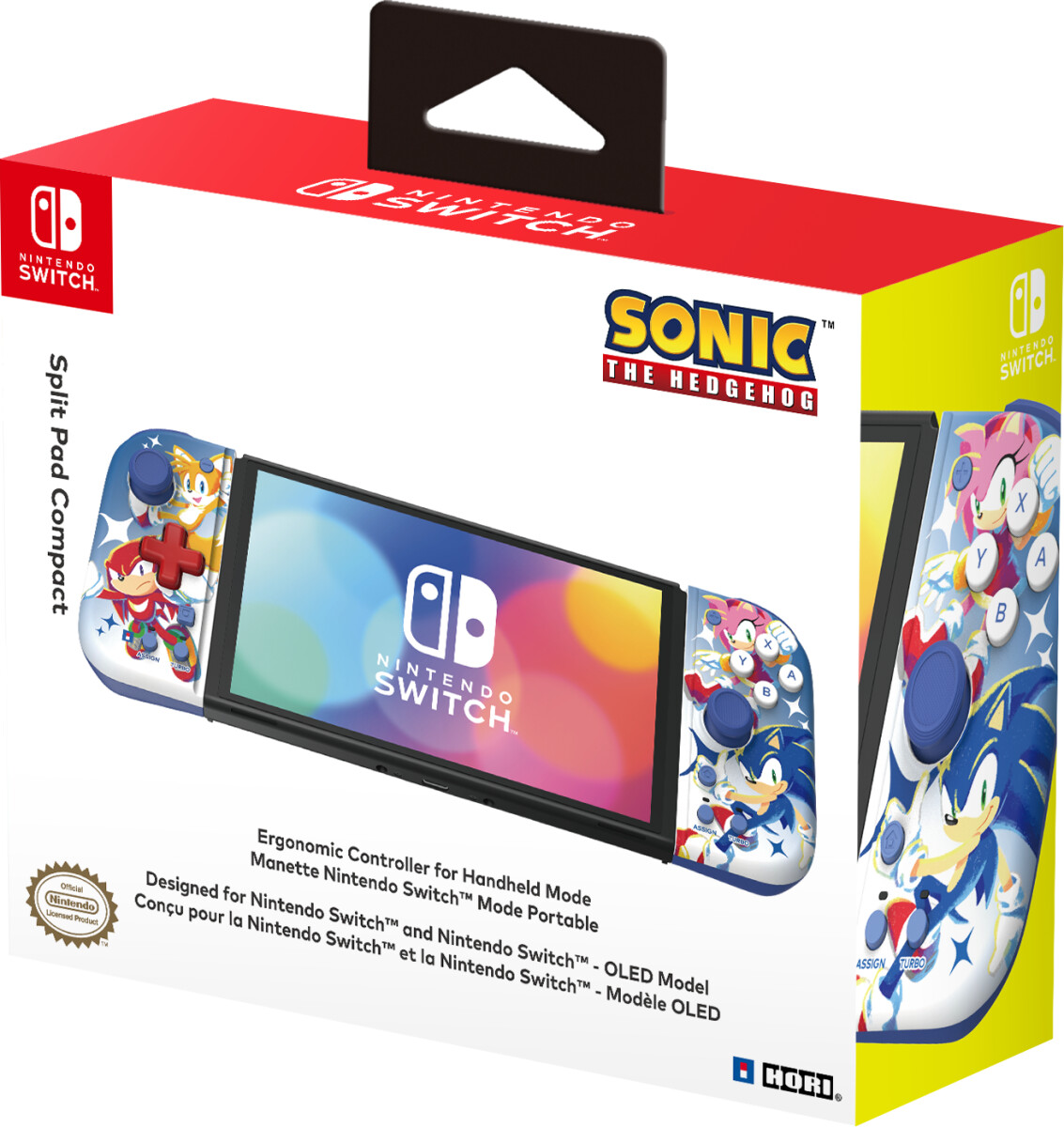 Hori - Split Pad Compact Sonic For Nintendo Switch