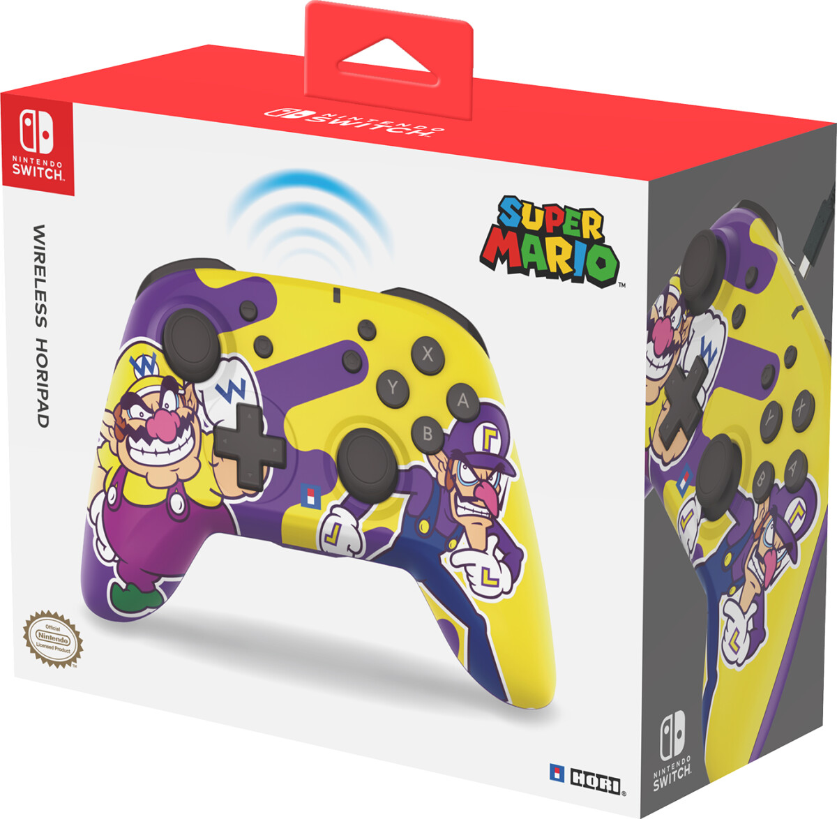 Hori - Wireless Horipad - Wario Waluigi - Switchswitch 2