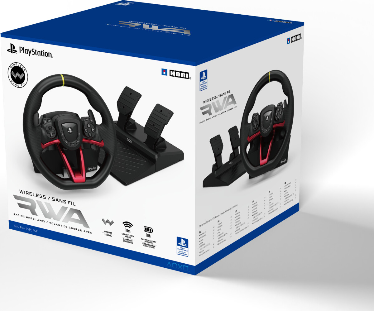 Hori Wireless Racing Wheel Apex For Playstation 5 Playstation 4 And Pc