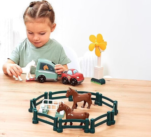 Heste Ridecenter Figur Legesæt - Ecoiffier Abrick