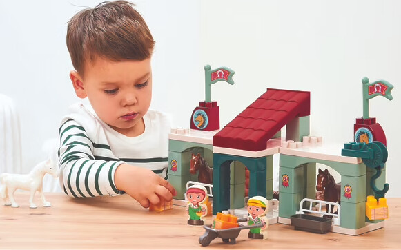 Heste Ridecenter Figur Legesæt - Ecoiffier Abrick