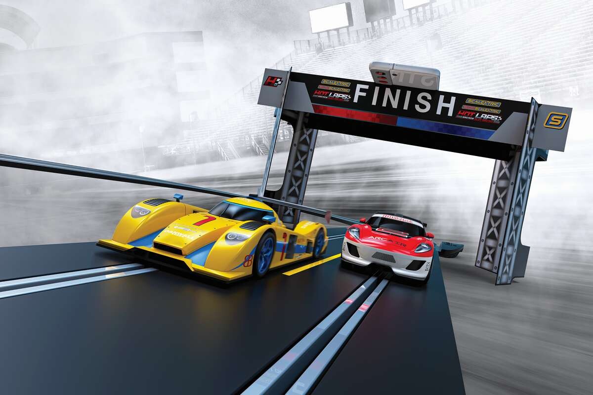 Scalextric C8337 - Hot Laps Gantry - Start Mål Ramme - 1 32