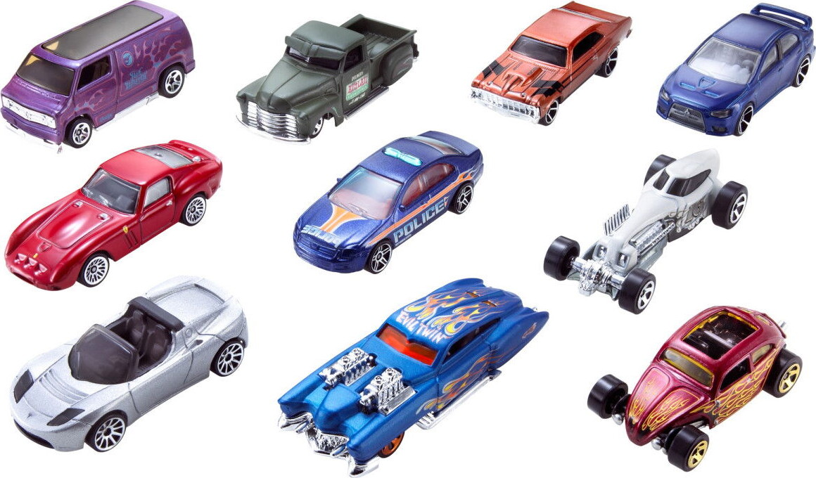 Hot Wheels Biler - 10 Stk
