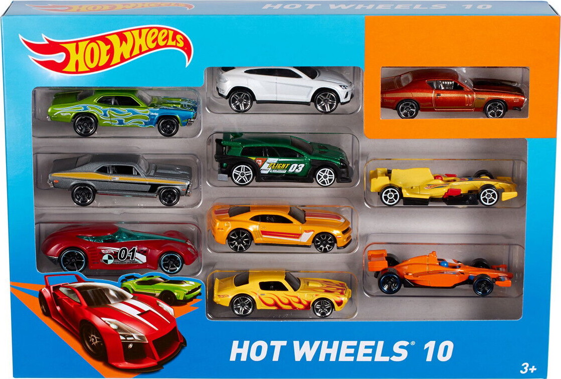 Hot Wheels Biler - 10 Stk
