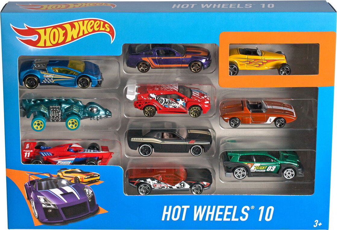 Hot Wheels Biler - 10 Stk