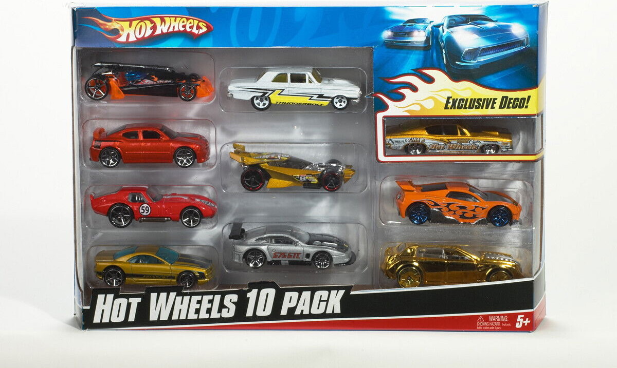 Hot Wheels Biler - 10 Stk