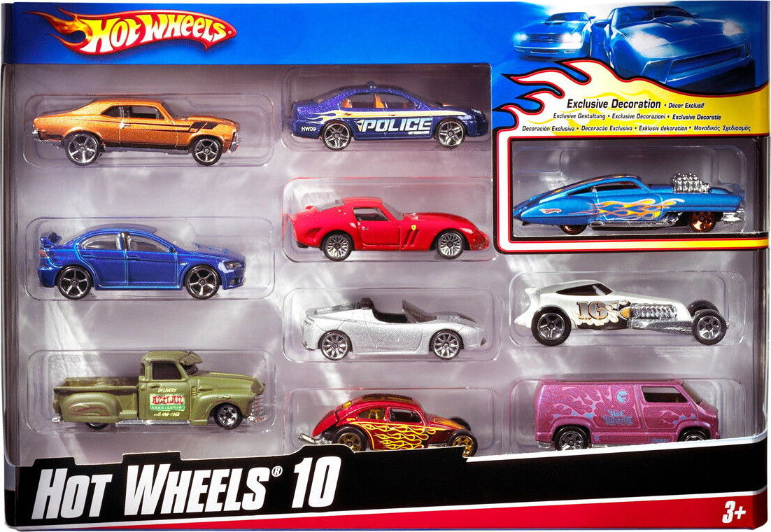 Hot Wheels Biler - 10 Stk