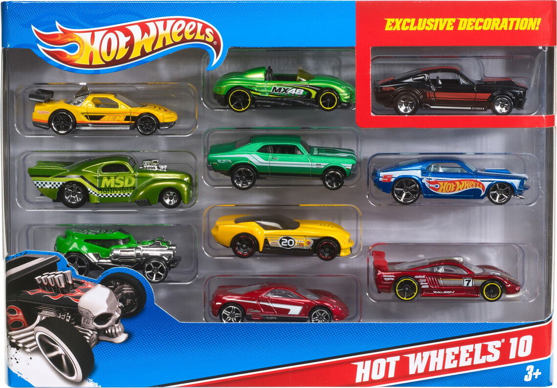 Hot Wheels Biler - 10 Stk