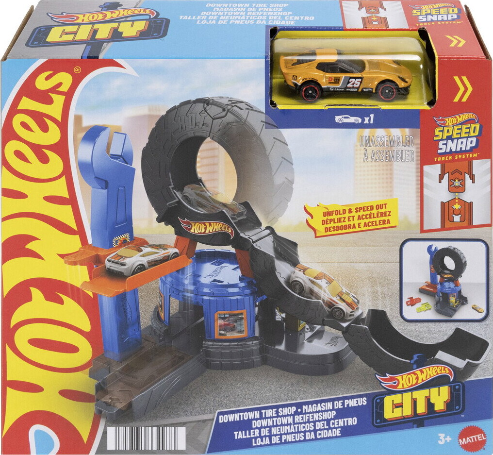 Hot Wheels - City Downtown Tire Shop - Mattel Jhl75