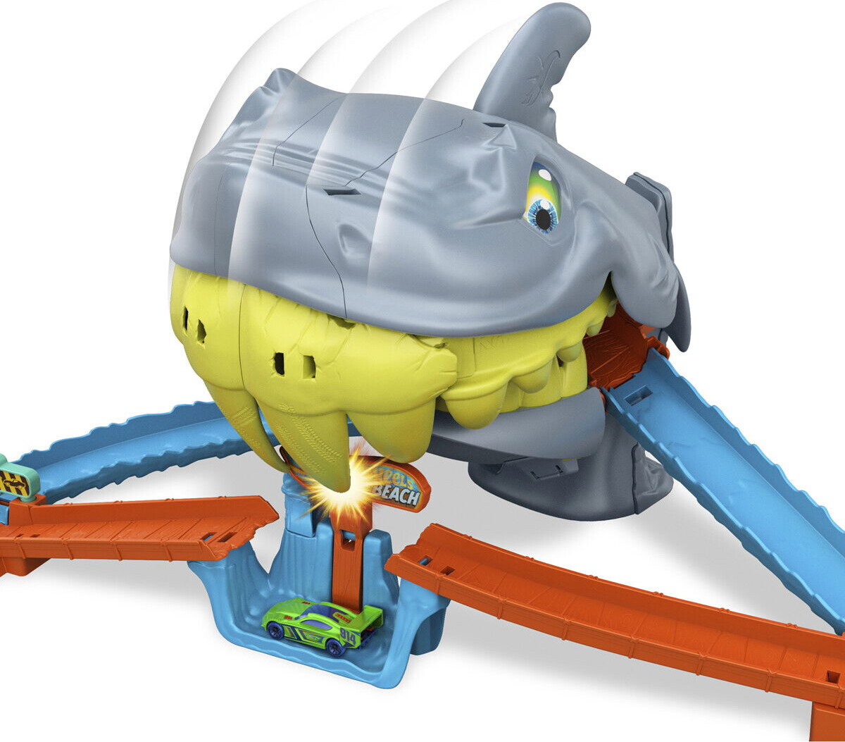 Hot Wheels - City Shark Chomp Beach - Haj - Mattel