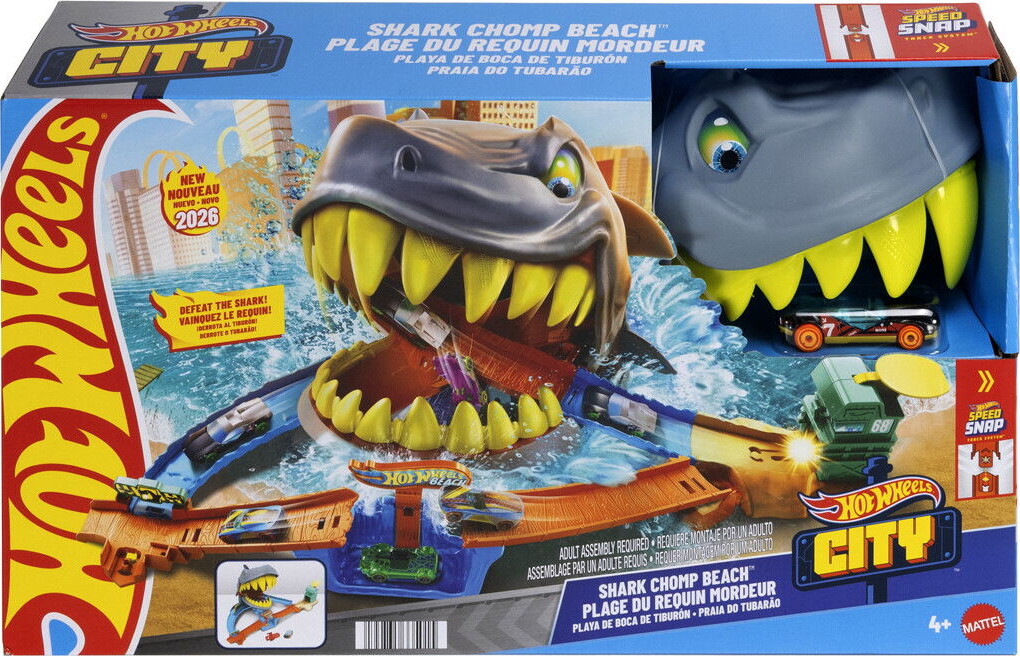 Hot Wheels - City Shark Chomp Beach - Haj - Mattel