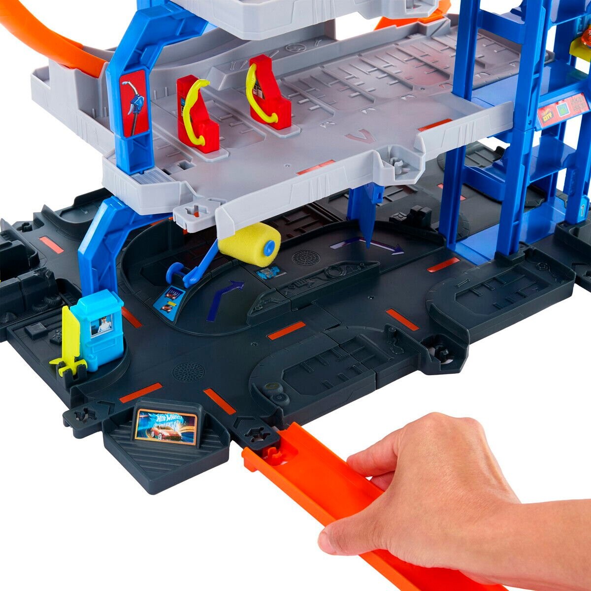 Hot Wheels - City Mega Loop Garage - Super Police Station