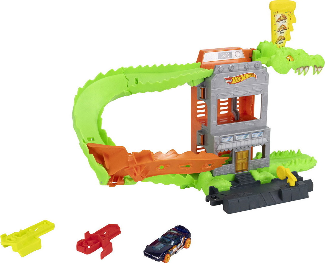 Hot Wheels - City Nemesis Krokodille Pizzeria - Mattel Jhl93