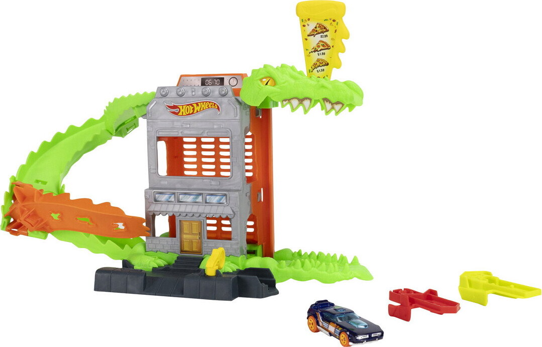 Hot Wheels - City Nemesis Krokodille Pizzeria - Mattel Jhl93