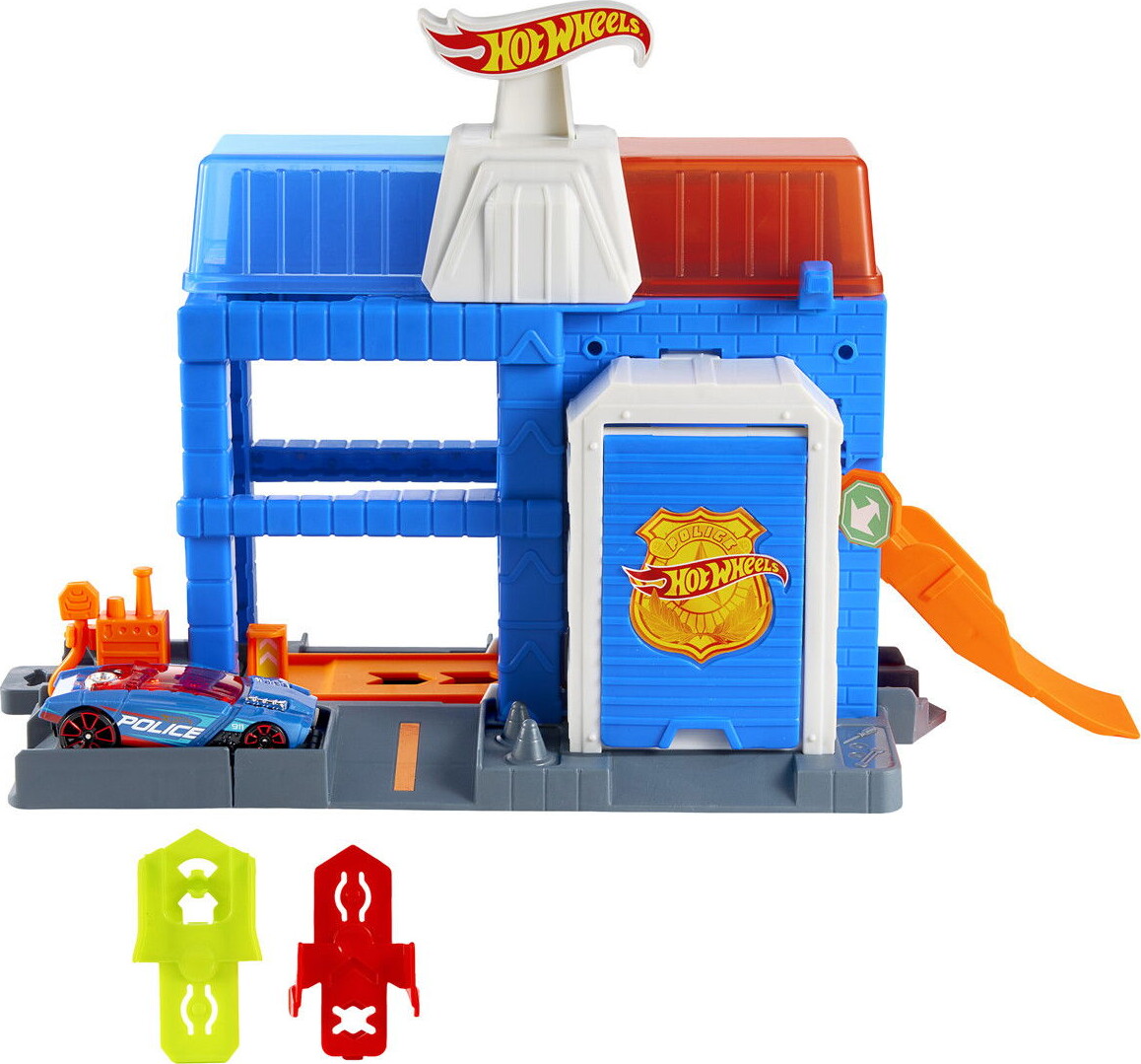 Hot Wheels - City Downtown Police Tower - Politistation - Mattel