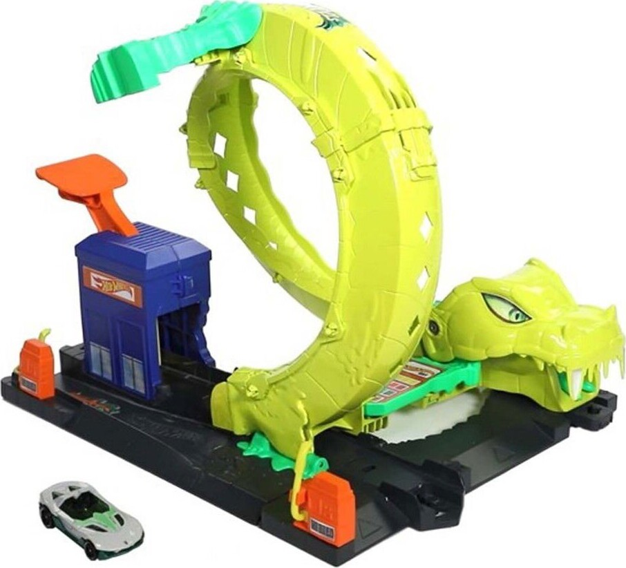 Hot Wheels - City Snake Spiral Attack - Slangeangreb Loop Sæt
