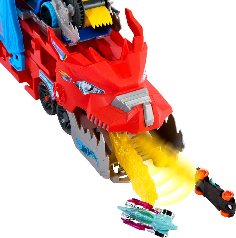 Hot Wheels - City Ultimate Dual Dragon Raceway Transporter Sæt