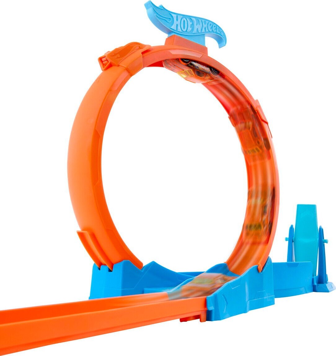 Hot Wheels - Track Creator - Triple Loop Speed Kit - Bilbane Sæt