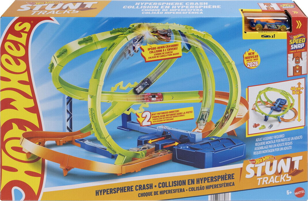 Hot Wheels - Stunt Tracks Hypersphere Crash - Mattel Jmg48
