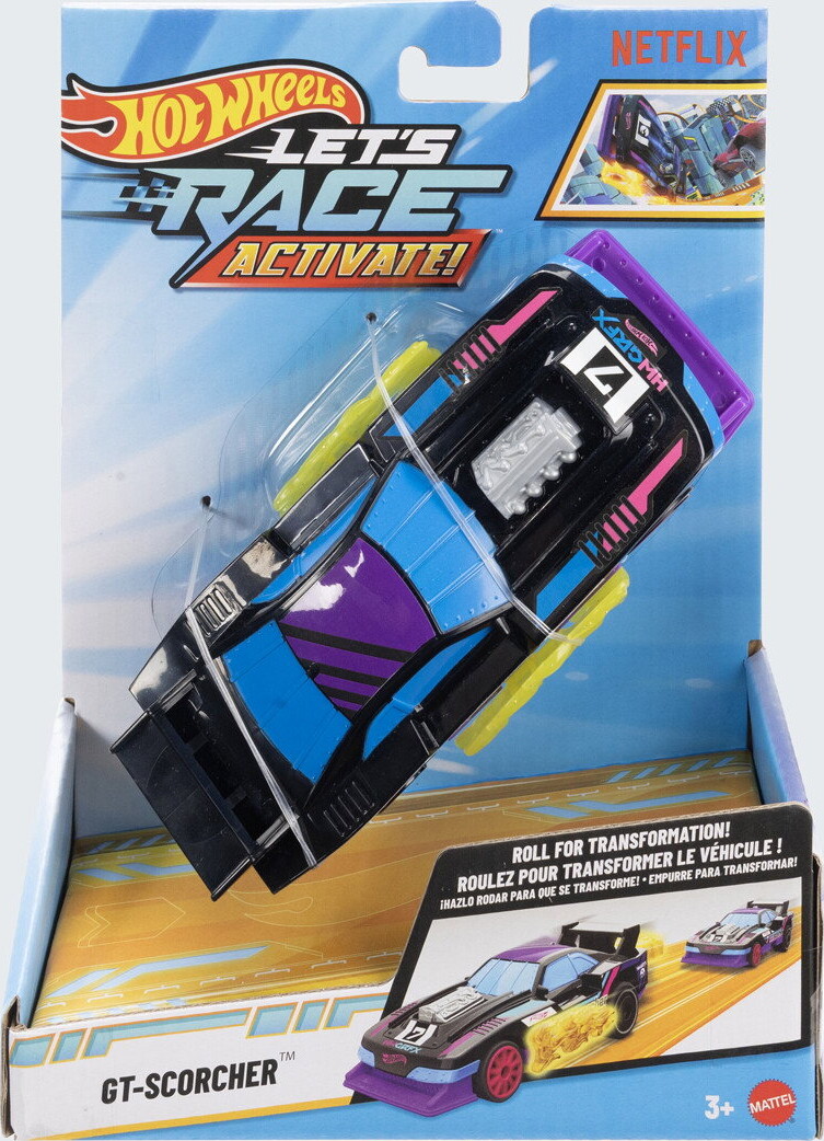 Hot Wheels - Let S Race Activate - 1 32 - Assorteret - Mattel Jjx15