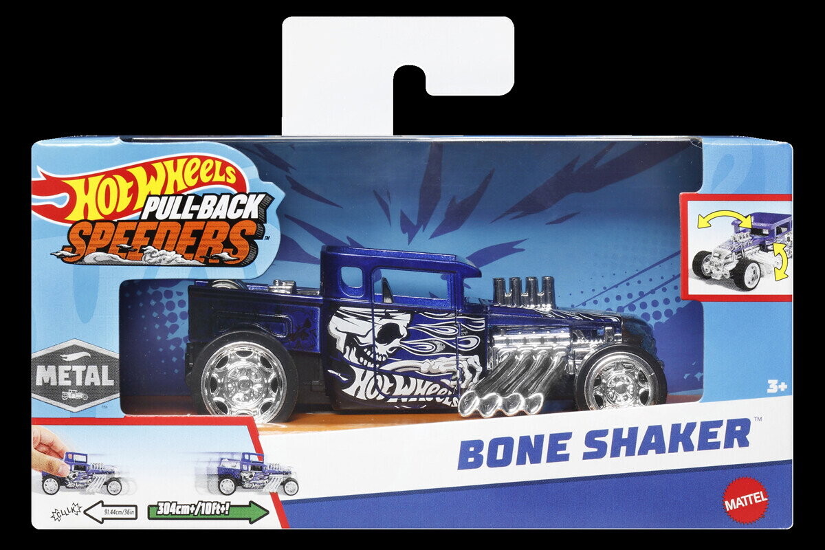 Hot Wheels - Med Træk - Tilbage Funktion