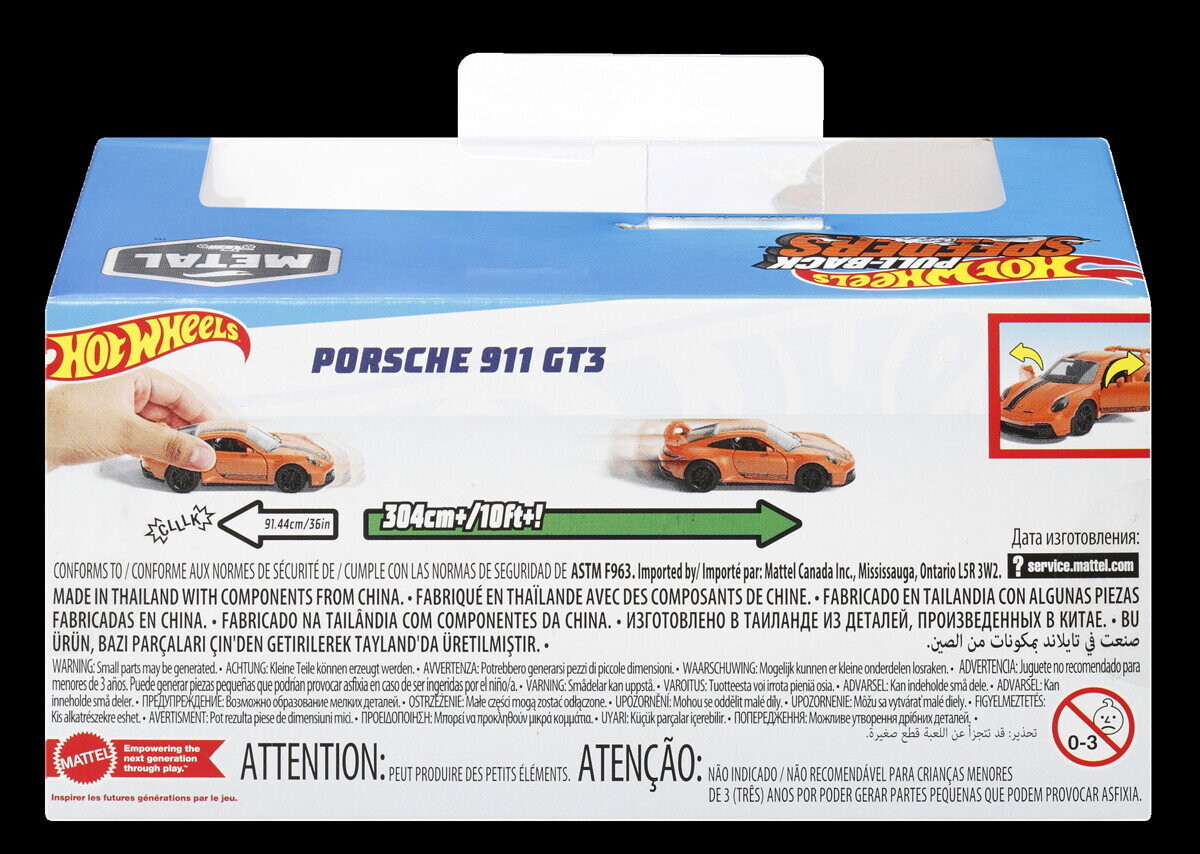 Hot Wheels - Med Træk - Tilbage Funktion