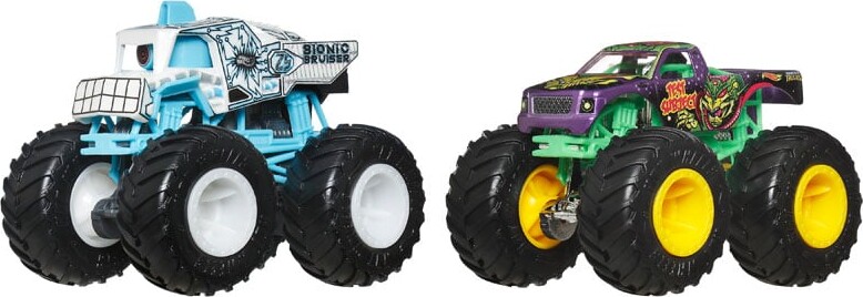 Hot Wheels - Monster Trucks - 1 64 - Bionic Bruiser Vs Test Subject