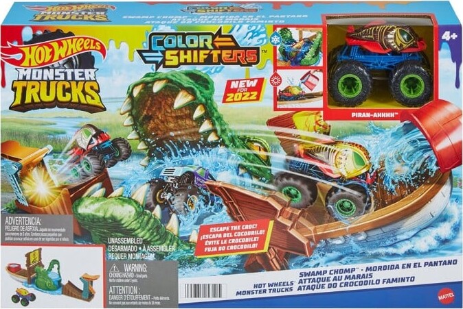 Hot Wheels - Monster Trucks - Color Shifters - Swamp Chomp