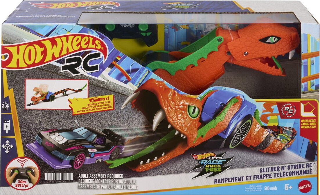 Hot Wheels - Slither N Strike - Rc Slange - Mattel Jgd11