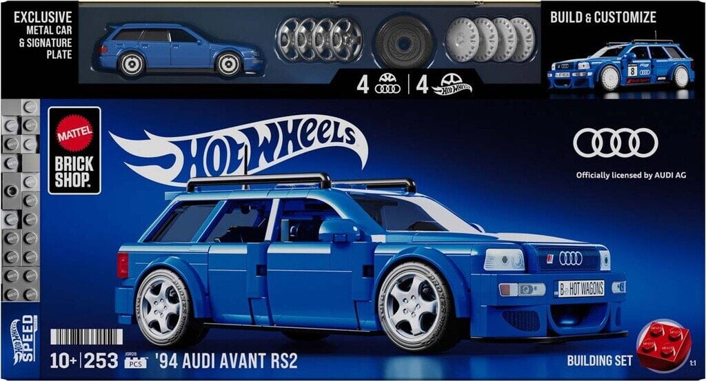 Mattel Brick Shop Jgr28 - 94 Audi Avant Rs2 - Hot Wheels Speed