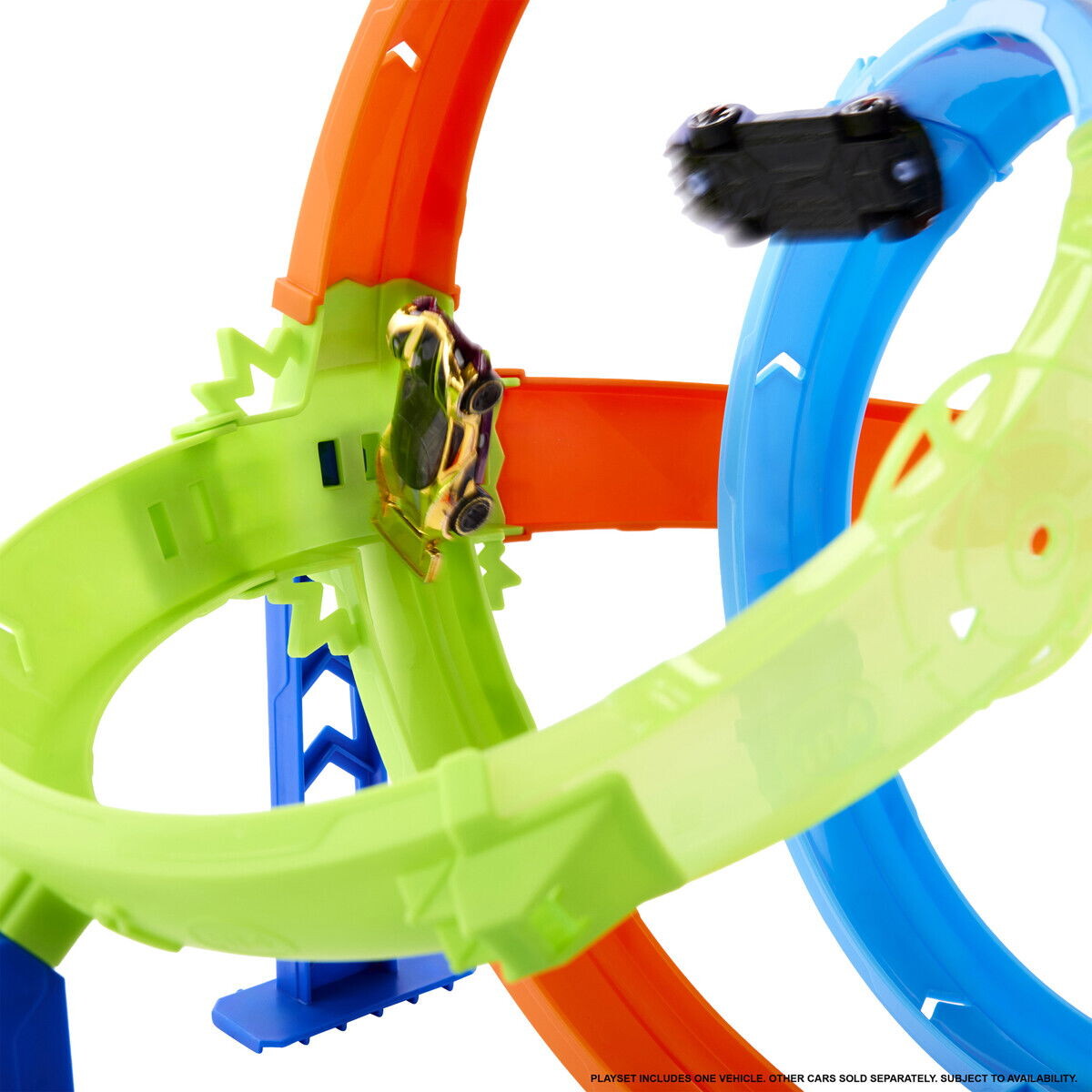 Hot Wheels - Rapid Launch Cyclone - Loop Bane - Stunt Tracks