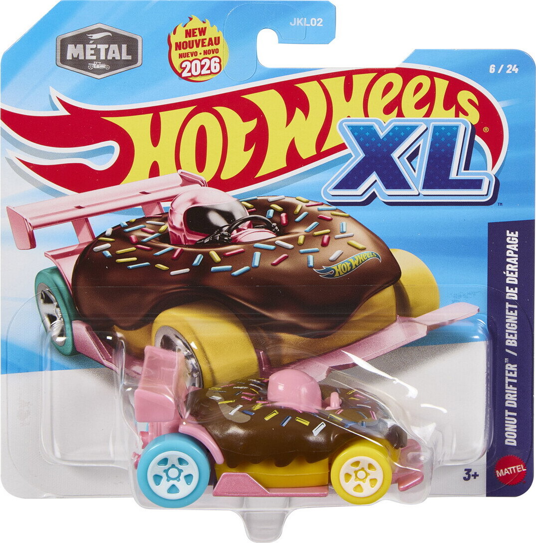 Hot Wheels - Xl Metal Bil - 1 43 - Assorteret - Mattel Jkl02