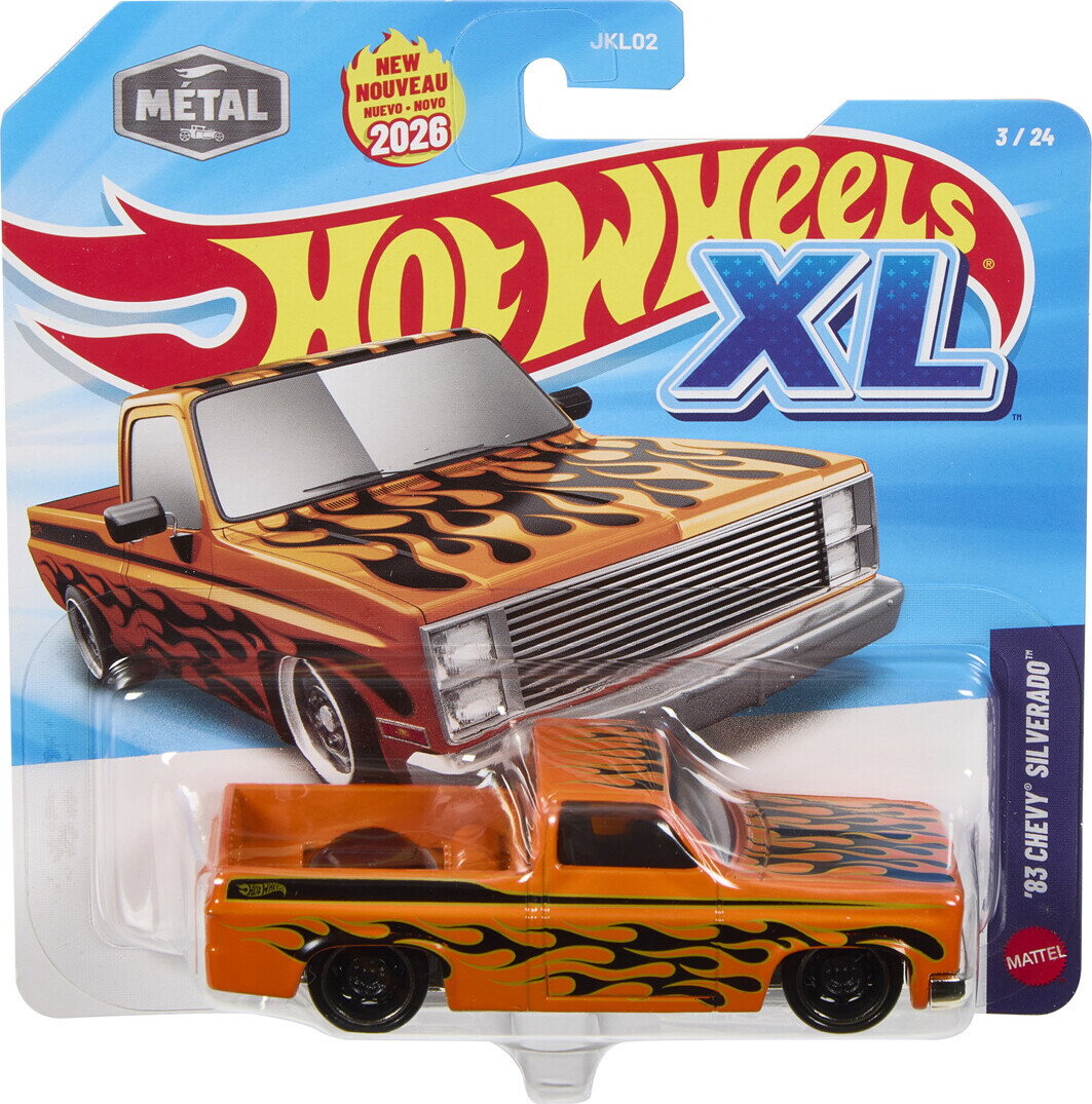Hot Wheels - Xl Metal Bil - 1 43 - Assorteret - Mattel Jkl02