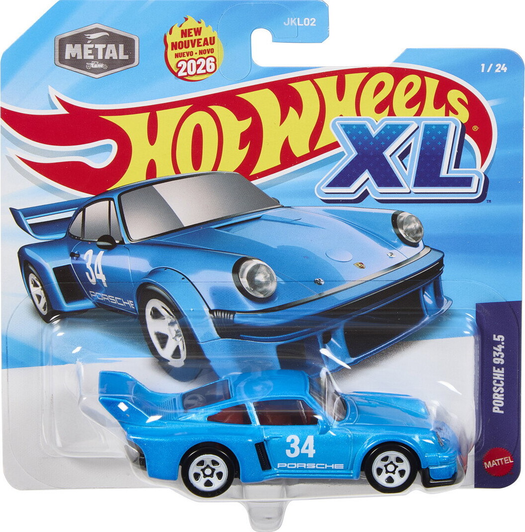 Hot Wheels - Xl Metal Bil - 1 43 - Assorteret - Mattel Jkl02