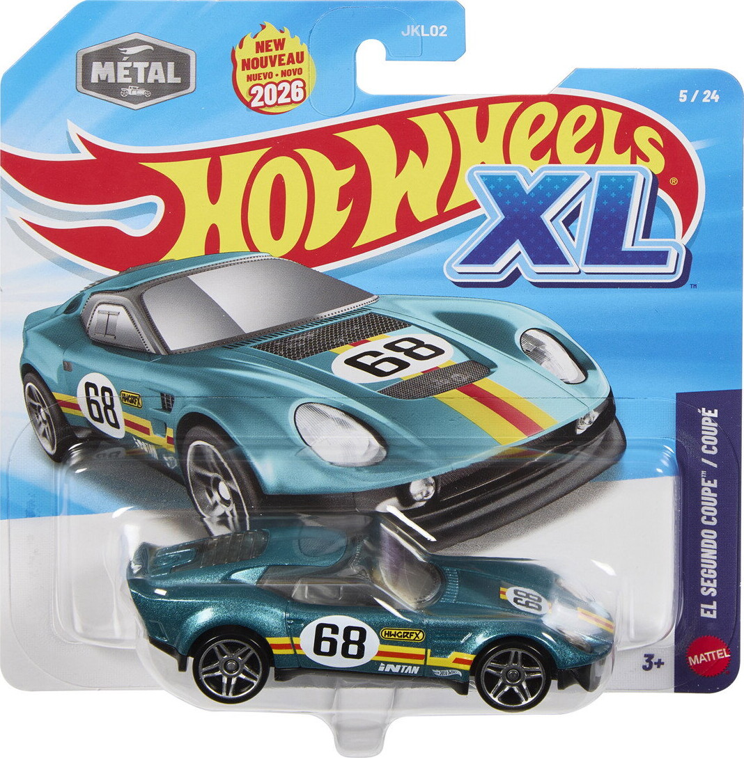 Hot Wheels - Xl Metal Bil - 1 43 - Assorteret - Mattel Jkl02