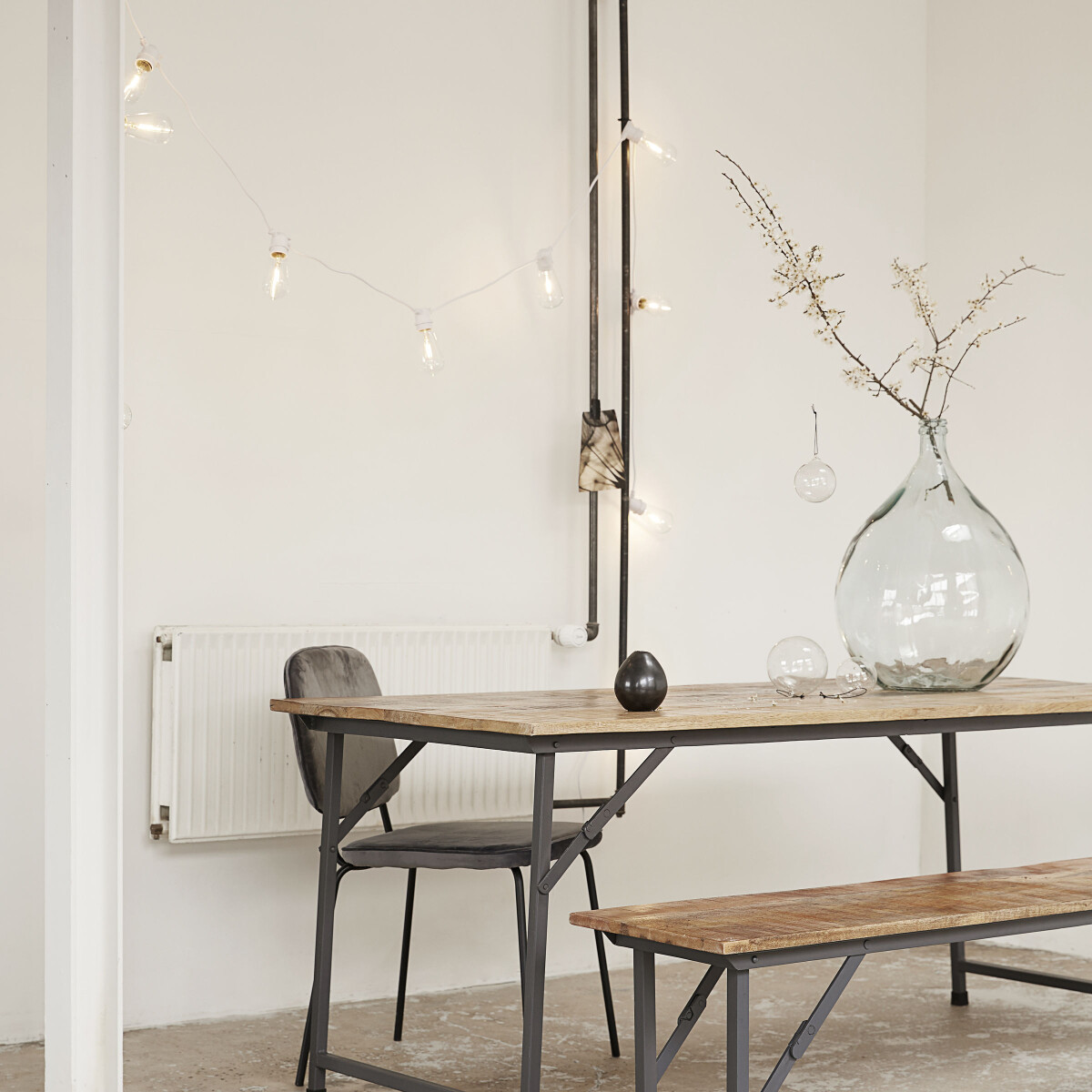 House Doctor - Bænk - Hdparty - Natur - 36X180 Cm