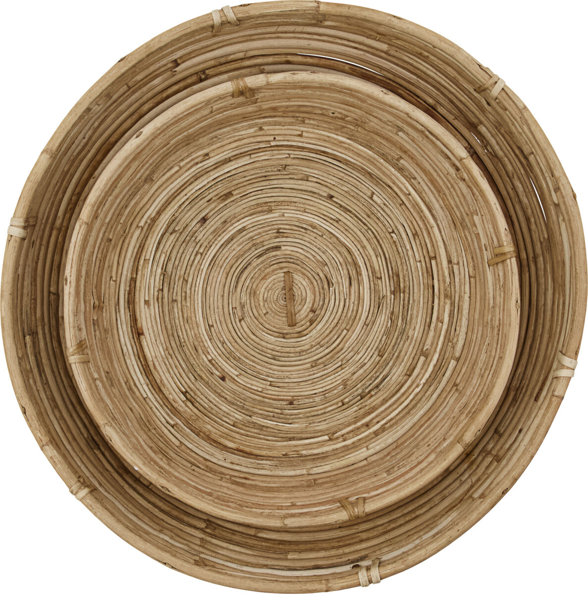 House Doctor - Bakker - Chaka - Bambus - Natur - Ø 32 40 Cm - 2 Stk