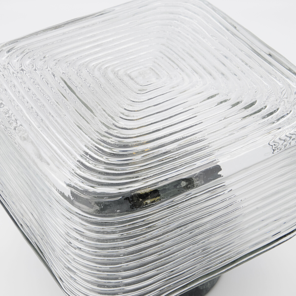 House Doctor - Bordlampe - Neat - Marmor - Grøn - H 20 5 Cm