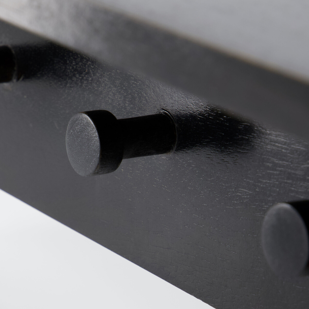 House Doctor - Hylde Med Knager - Sate - Sort - 13X60 Cm