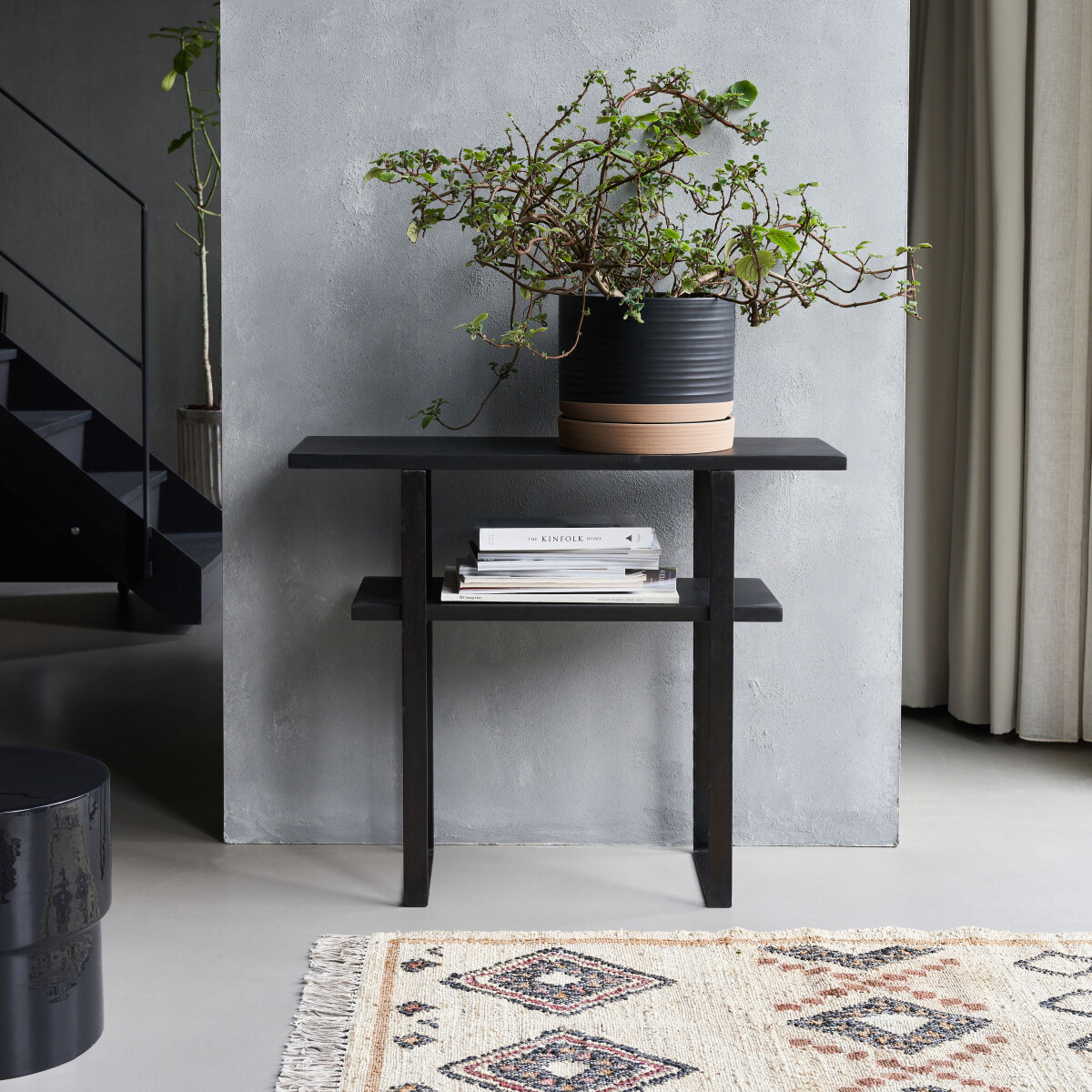 House Doctor - Konsolbord - Woda - Sort - 75X30X90 Cm